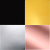 Preto, Dourado, Prata, Rose